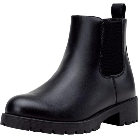 Women's 9607 Chelsea Ankle Boots Pull-On Booties for Women - Picture 1 of 7
